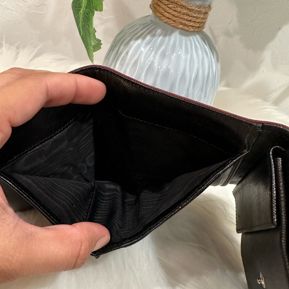 PRADA Nylon Trifold Wallet Only - Picture 4 of 16